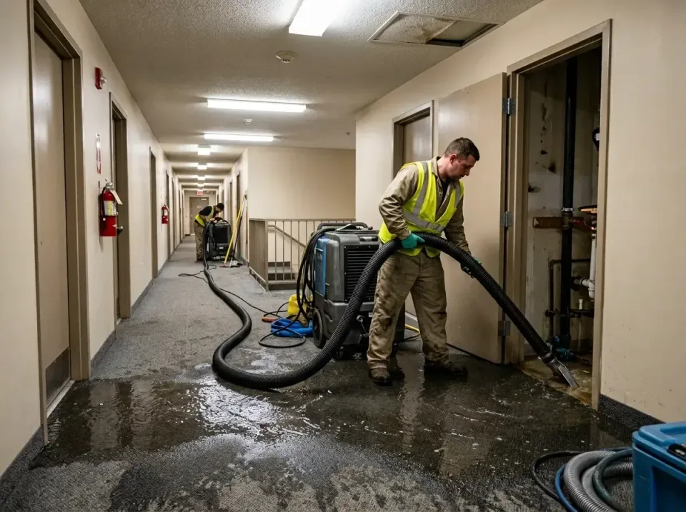 multi-unit-apartment-hallway-f-005 — frequently asked questions, Emergency Burst Pipe Water Extraction & Removal in Rockland…